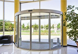 水晶旋转门定制